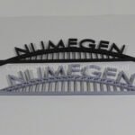 Waalbrug Nijmegen - Platte versie voor aan de muur