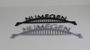 Waalbrug Nijmegen - Platte versie voor aan de muur
