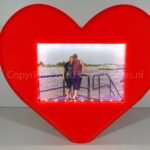 LED Fotolijst hart