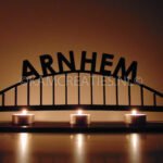 De Rijnbrug/John Frostbrug Arnhem- waxinelichthouder