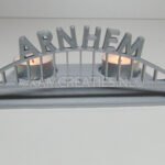 Rijnbrug/John Frostbrug  Arnhem - waxinelichthouder Middel