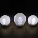 Verlichte Fotobollen Harsversie Ø8.5cm & Ø10.5cm