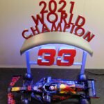 Formule 1 modelautohouder (max verstappen jumbo auto 1:24 2021 versie)