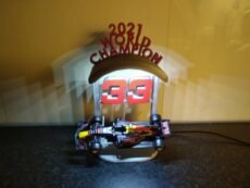 Formule 1 modelautohouder (max verstappen jumbo auto 1:32 2017 versie)