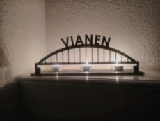 Lekbrug Vianen - waxinelichthouder