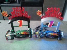 Formule 1 modelautohouder (max verstappen jumbo auto 1:24 2023 versie)